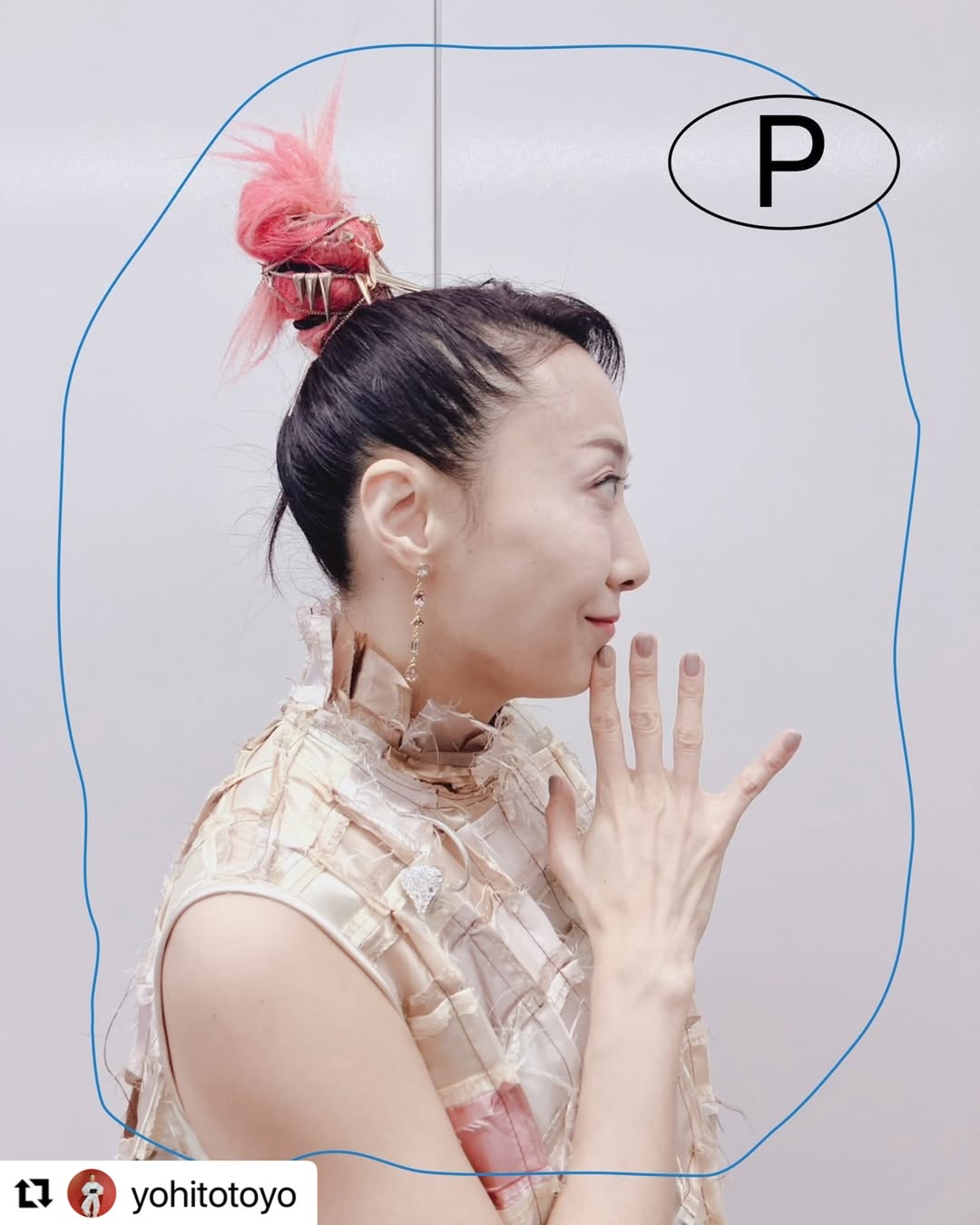 NHK「あさイチ」で「一青窈」さんにマロニせ生が衣装提供