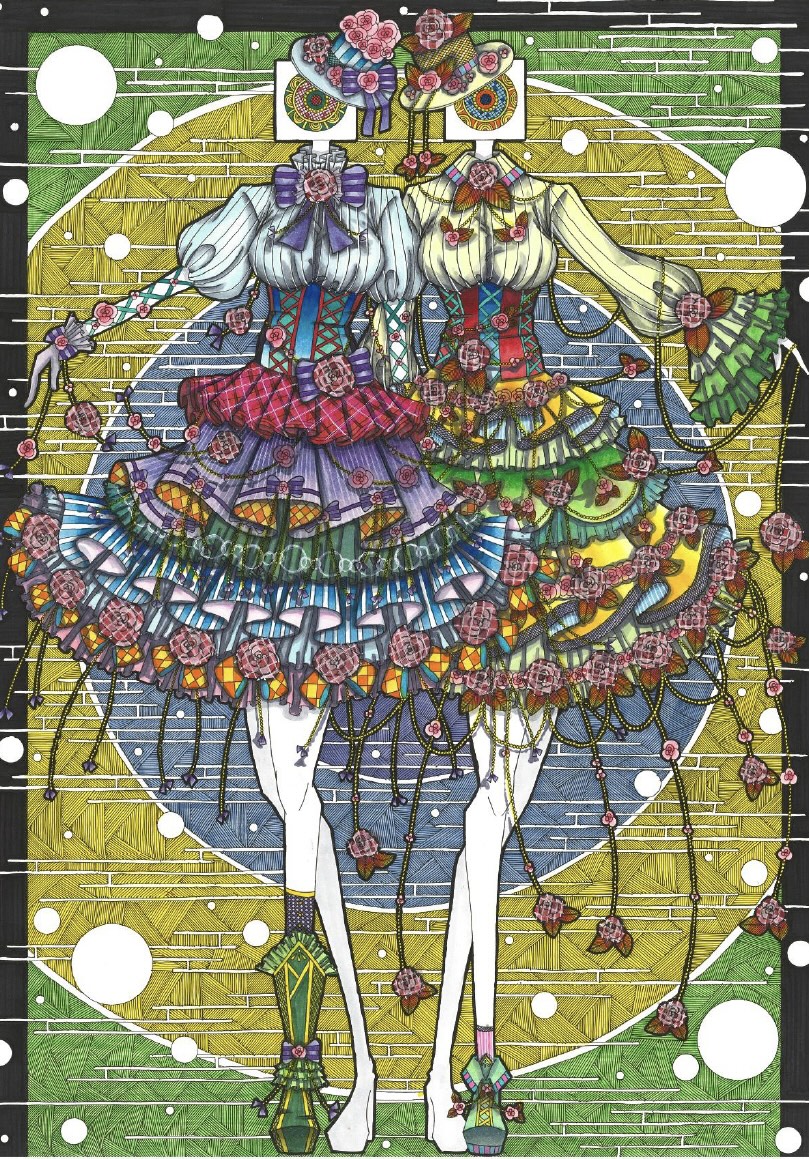 第37回 全国連鎖校協会ファッションデザイン画コンクール/河合 佐織