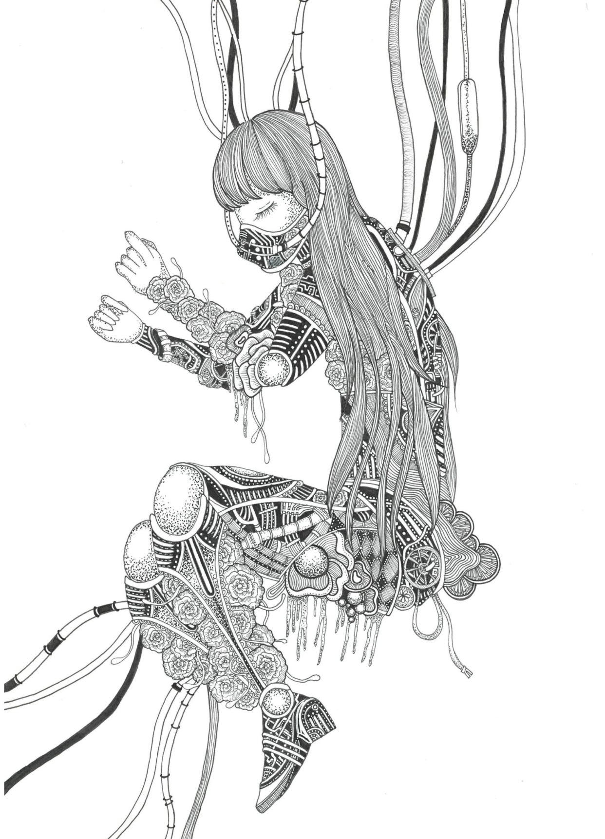 全国ファッションデザイン画コンクール/福永 紗花