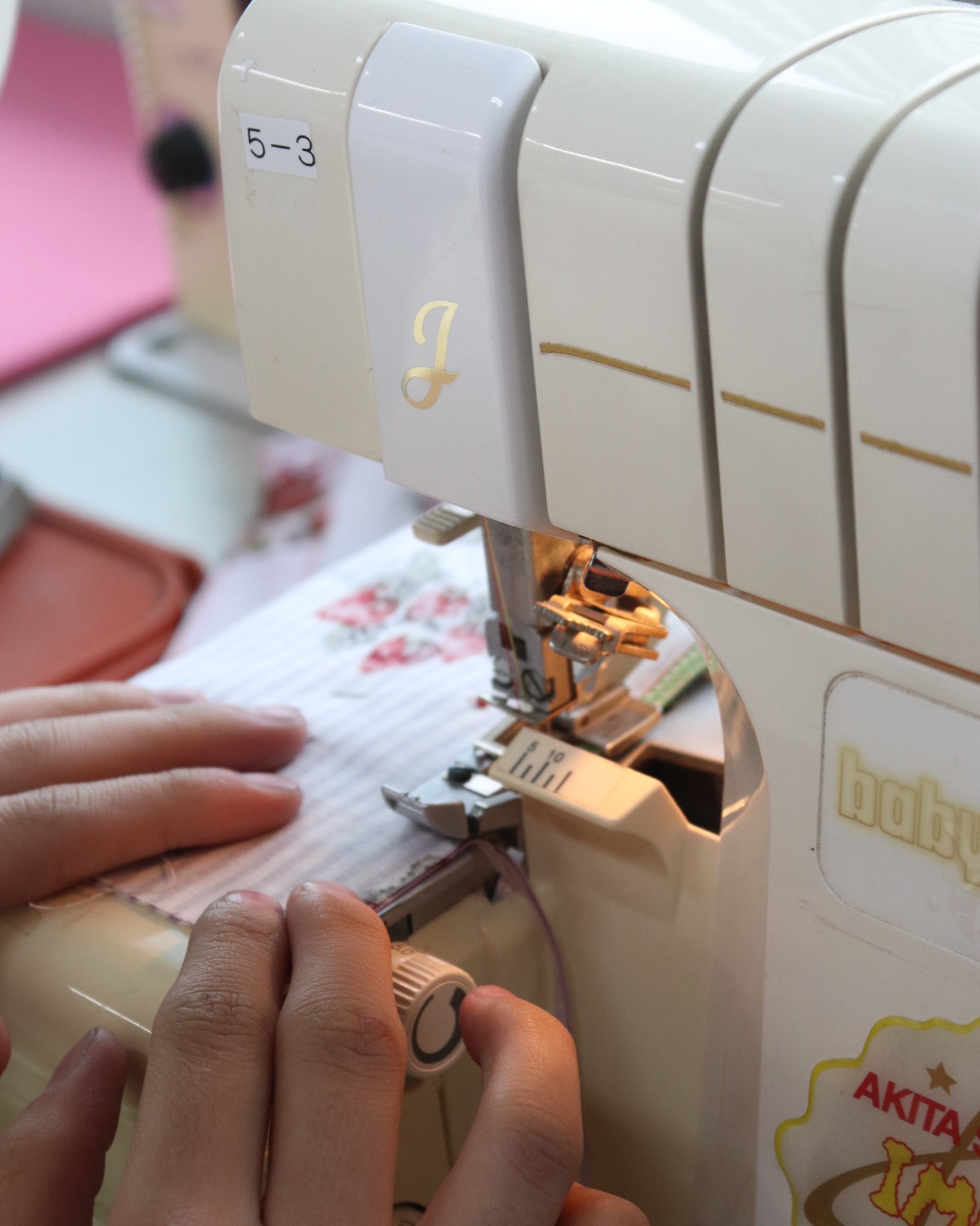 新入生のミシン講習を開催
