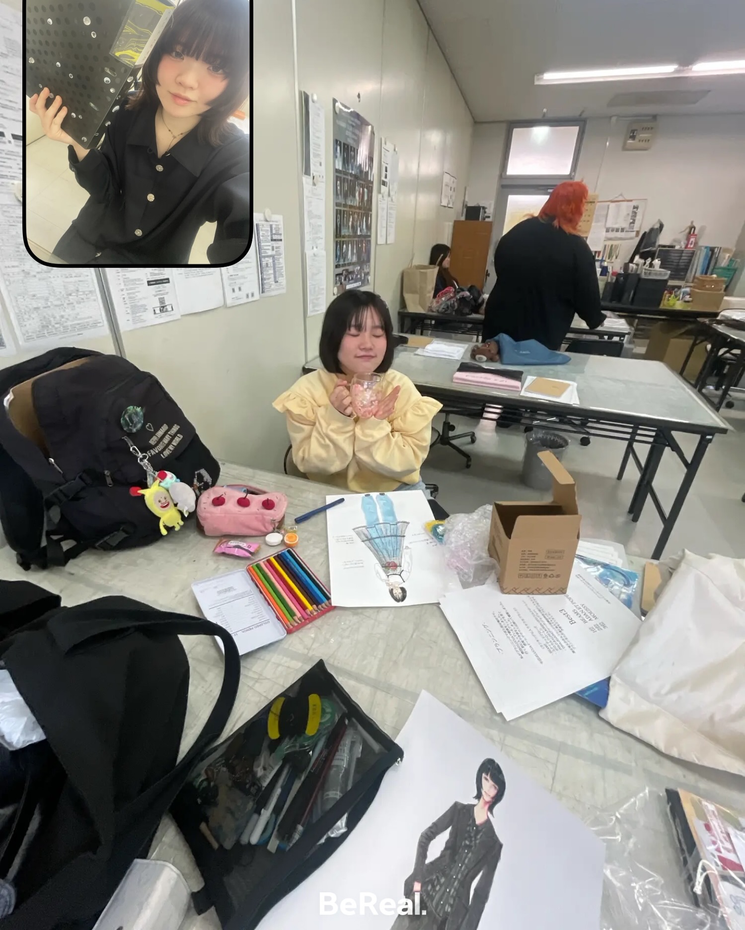 服飾学生のBeReal.を公開！