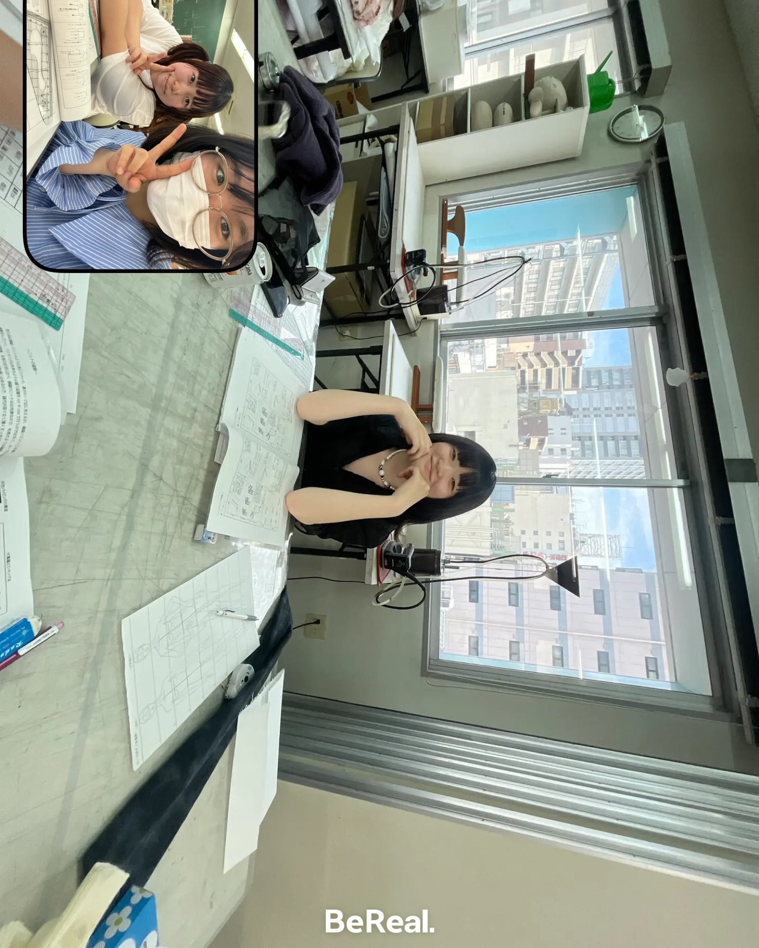 服飾学生のBeReal.を公開！
