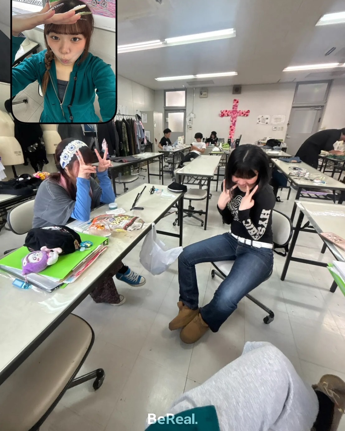 服飾学生のBeReal.を公開！