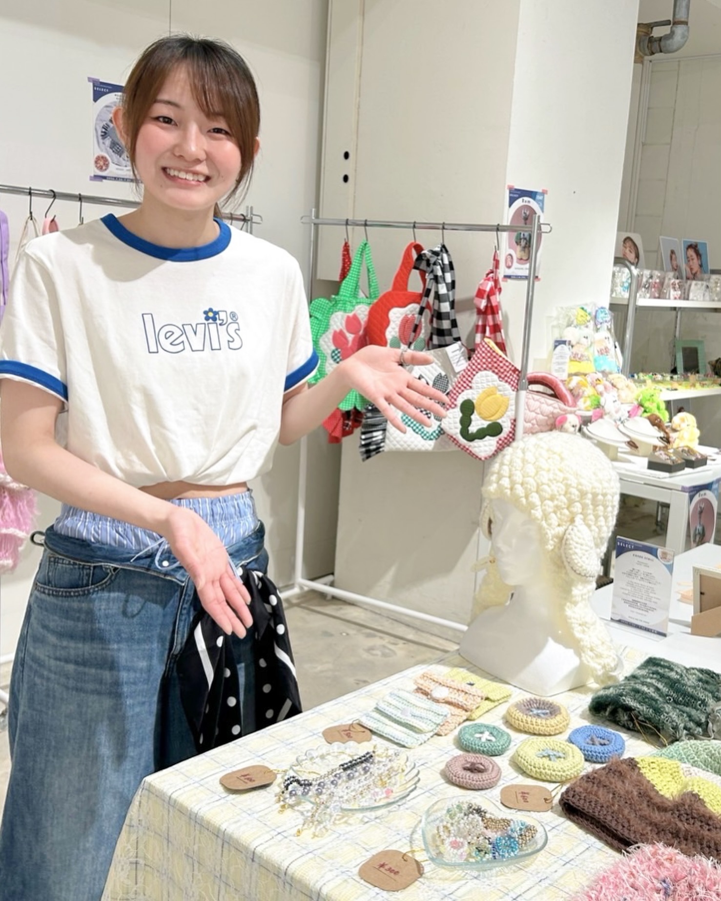 在校生ブランド「tsumiknit」が大阪・心斎橋でPOP UP!