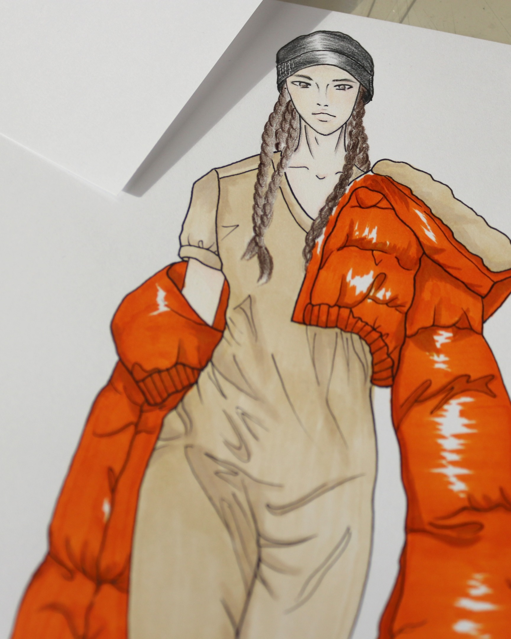 服飾学生のデザイン画 ファッションイラストを公開