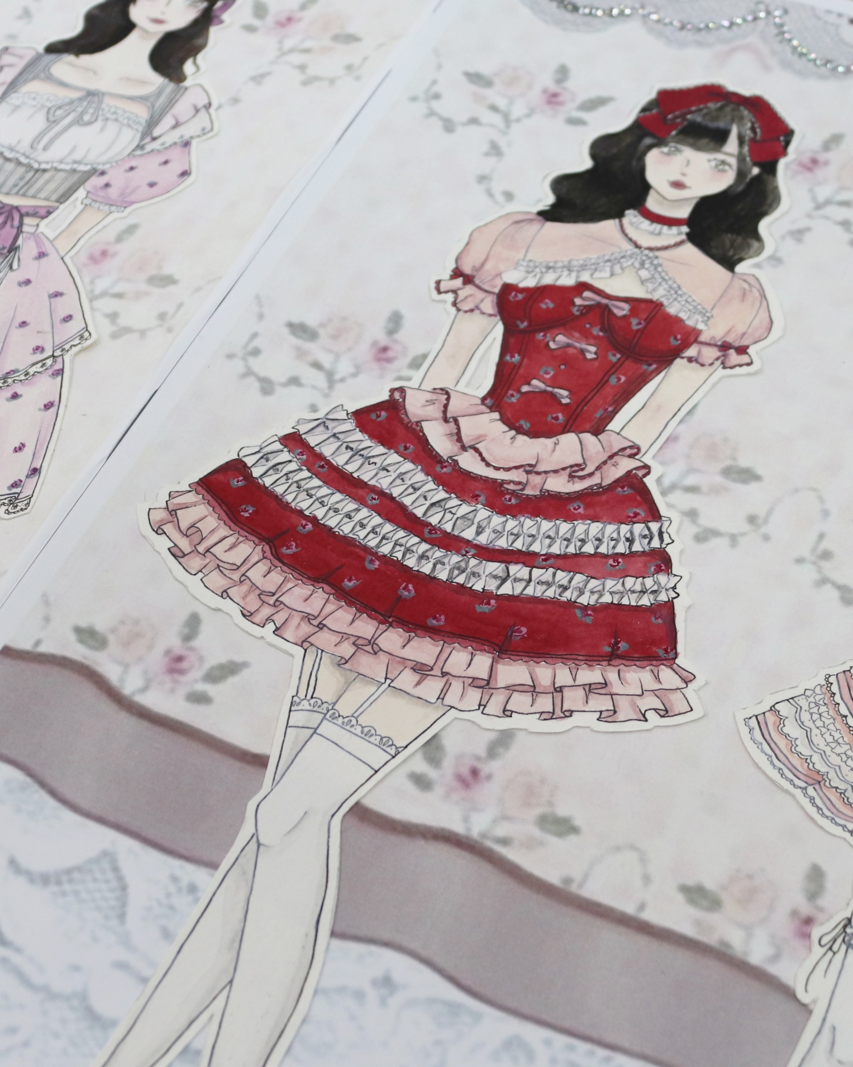 服飾学生のデザイン画 ファッションイラストを公開